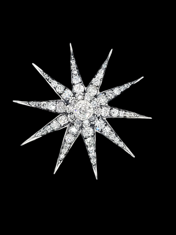 Antique diamond star SKU: 6809 DBGEMS - image 1