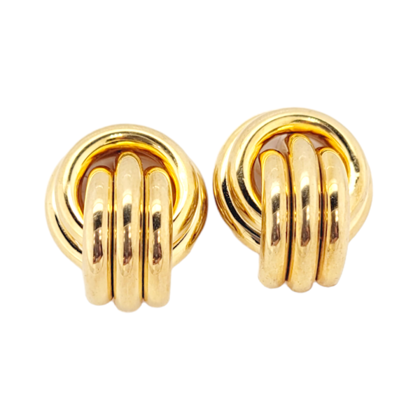 Wearable gold earrings SKU: 6801 DBGEMS - image 2