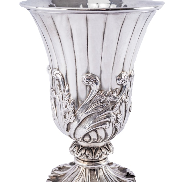 A 19th Century Indian colonial silver goblet by George Gordon & co.185 - image 3