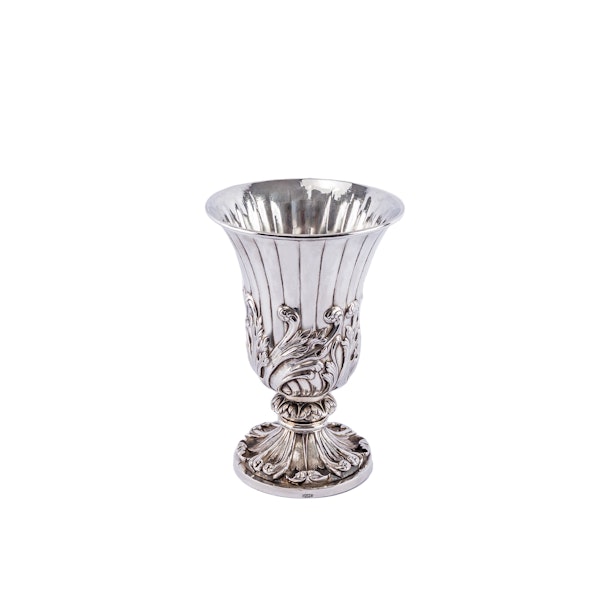 A 19th Century Indian colonial silver goblet by George Gordon & co.185 - image 6