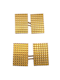 Pair of vintage French 18ct rectangular gold cufflinks SKU: 6829 DBGEMS - image 1