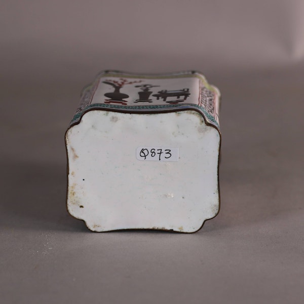 Chinese Canton enamel tea canister, Qianlong (1736-95) - image 3