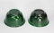 Pair of green Chinese Peking glass bowls - image 2