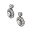 Modern Diamond and Platinum Cluster Earrings, 4.45 Carats - image 2