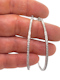Large diamond hoop earrings SKU: 6850 DBGEMS - image 2