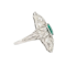 Fine Edwardian emerald and diamond dress ring SKU: 6868  DBGEMS - image 3
