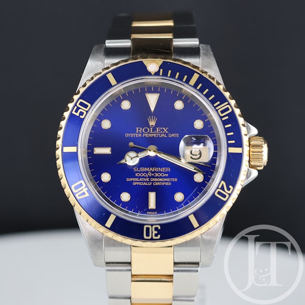 Rolex Submariner Date 16613 Blue Dial Oyster 1999 - image 1