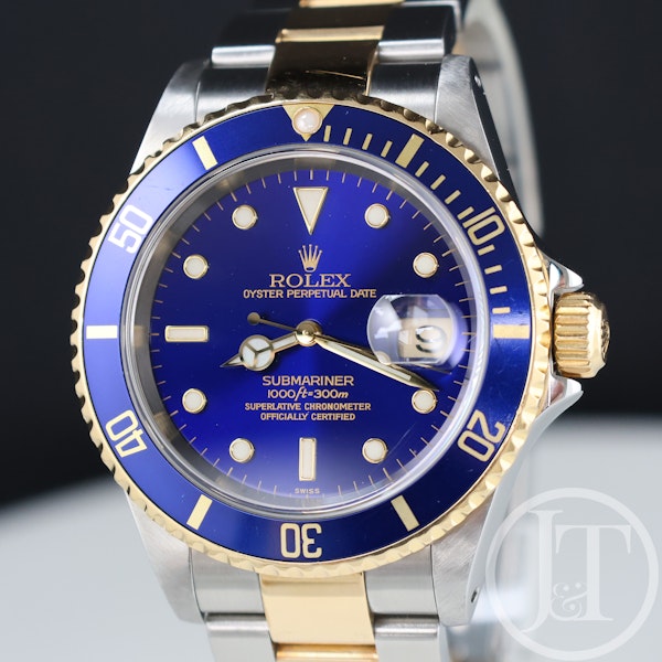 Rolex Submariner Date 16613 Blue Dial Oyster 1999 - image 2