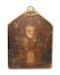 Gilt wood pax painted with the resurrected Christ. North Italian, 15th century. - image 1