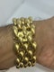 Chunky 1960,s 18ct gold bracelet at Deco&Vintage Ltd - image 3