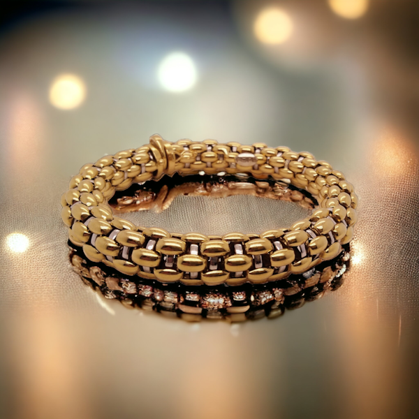 Vintage FOPE Gold Bracelet - image 2