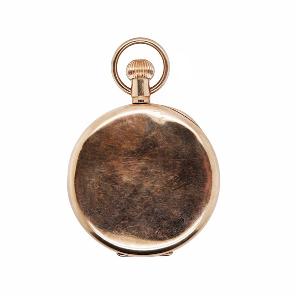 9 ct. gold open face period pocket watch in full working order - image 2