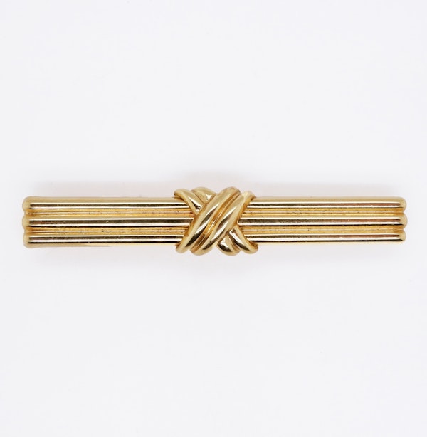 Tiffany 18ct. gold tie bar/money clip - image 2