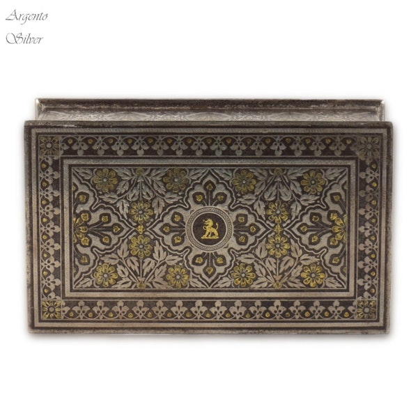 ANTIQUE INDIAN KOFTGARI BOX,  INDIA – 19TH CENTURY - image 3