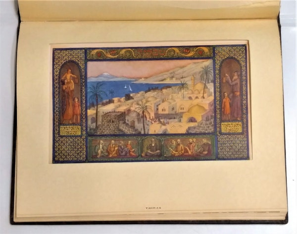 LEATHER-BOUND BOOK OF ILLUSTRATIONS, ZE’EV RABIN, BEZALEL SCHOOL OF ART, PALESTINE CIRCA 1930 - image 9