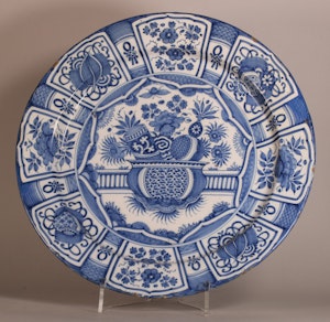 Dutch Delft charger, 18th century