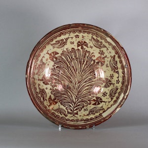 Hispano-Moresque lustre charger, late 17th century