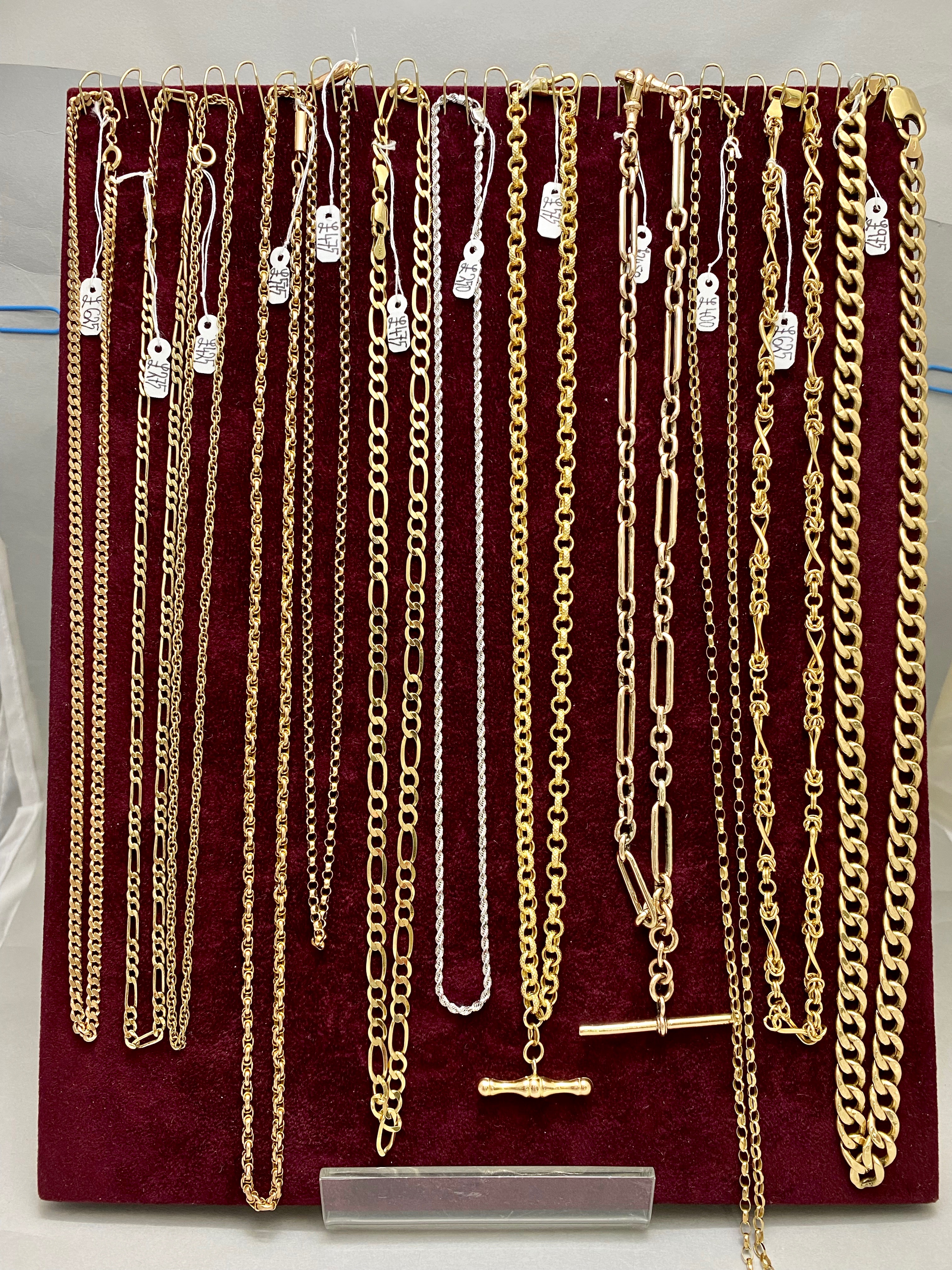 Antique gold chains deals for sale