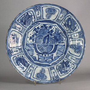 Chinese kraak dish, Wanli (1573-1619)