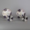 A pair of 18th century South Staffordshire, probably Bilston, enamel table candlesticks - image 3