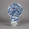 Chinese blue and white moulded teabowl and saucer, Kangxi (1662-1722) - image 1