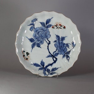 Japanese lobed dish, early 18th century