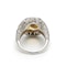 Yellow Sapphire, Diamond And Platinum Dress Ring. 13.20 Carats - image 3