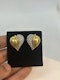 Stylish and lovely diamond 18ct yellow and white gold earrings at Deco&Vintage Ltd - image 4