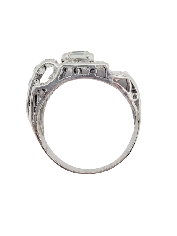 Art deco 1940's diamond dress ring SKU: 6891 DBGEMS - image 4