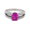 Hot pink natural sapphire and diamond ring SKU: 6900 DBGEMS - image 1