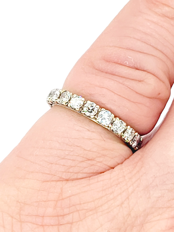 Vintage diamond eternity ring SKU: 6904 DBGEMS - image 2