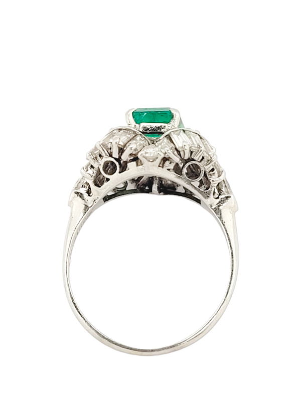 Vintage Boucheron emerald and diamond ring SKU: 5557 DBGEMS - image 3