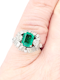 Vintage Boucheron emerald and diamond ring SKU: 5557 DBGEMS - image 2