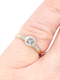 Bezel set Edwardian diamond engagement ring SKU: 6928 DBGEMS - image 2