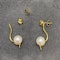 Pearl Earrings in 18ct Gold dated London 1987, SHAPIRO & Co since1979 - image 2
