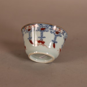 Chinese Imari teabowl, Qianlong (1736-95)