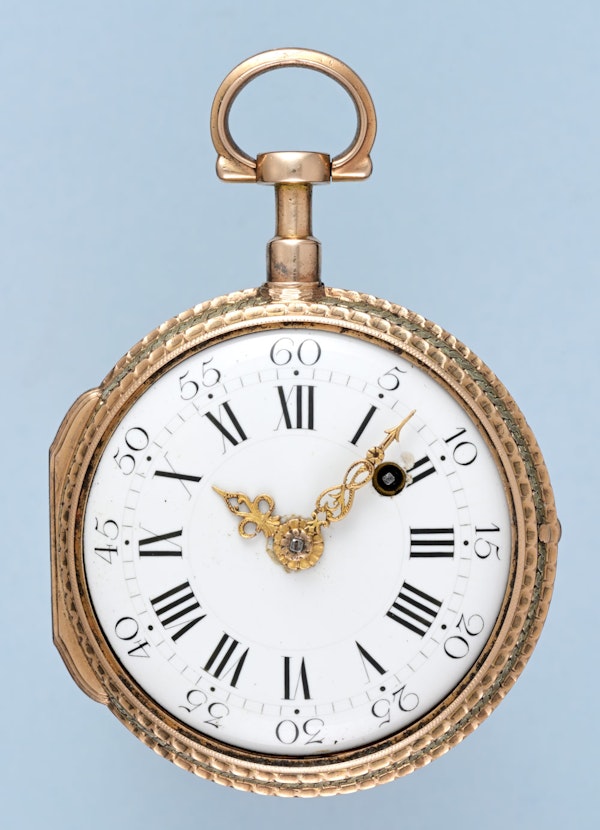 THREE COLOUR GOLD CHATELAINE WATCH - image 3