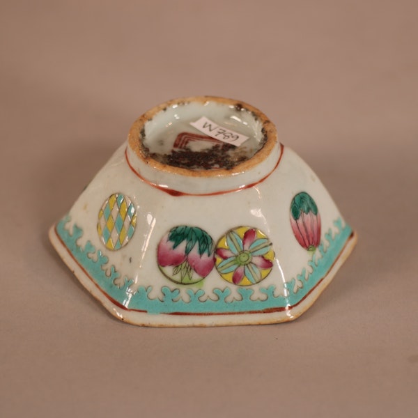 Chinese hexagonal bowl, 19th/20th century - image 2