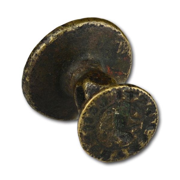 Medieval double ended bronze seal. English or French, 14th century. - image 6