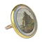 Gold ring set with a micromosaic of the Pyramid of Caius Cestius. - image 8