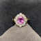 Pink Sapphire Diamond Ring in 18ct Yellow/White Gold date circa 1960, SHAPIRO & Co since1979 - image 1