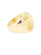 Seal engraved 18ct gold signet ring SKU: 6937 DBGEMS - image 3