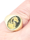 Seal engraved 18ct gold signet ring SKU: 6937 DBGEMS - image 2