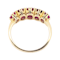 Antique gem ruby five stone ring SKU: 6939 DBGEMS - image 3