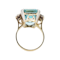 Aquamarine and diamond dress ring SKU: 6942 DBGEMS - image 2