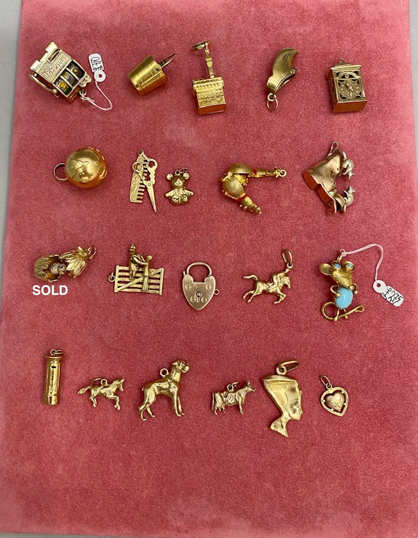 Vintage Gold Charms in 9ct, 14ct & 18ct Gold, Lilly's Attic since 2001 - image 1