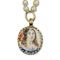 A gold and enamel pendant with the busts of beautiful ladies.   French, late 17th century. - image 5