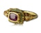Renaissance gold and enamel ring set with a ruby. Western Europe, 16th century. - image 1