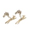 Vintage Fox And Horse Gold Hunting Cufflinks, Circa 1940 - image 2