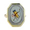 Gold ring set with a micromosaic of Cupids bow and a quiver of arrows. - image 5